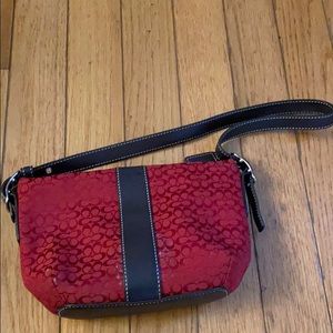 Authentic Coach Red Purse